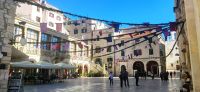 3-87 Sibenik, Marktplatz mit Loggia und Rathaus