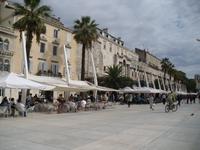am Hafen in Split