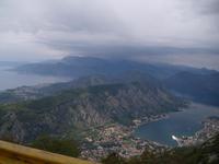 Blick auf Bucht von Kotor