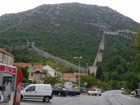 kleine chinesische Mauer in Ston