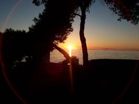 Abendstimmung am Hotel Pinija