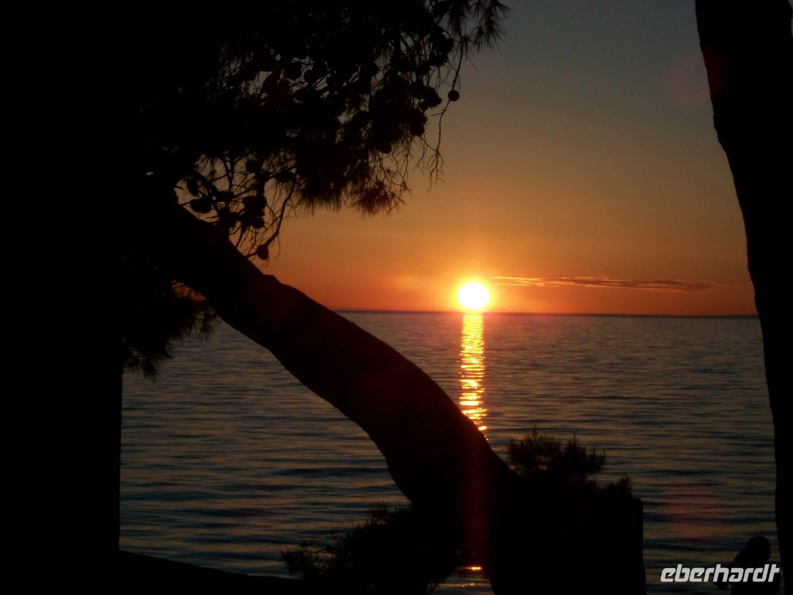 Abendstimmung am Hotel Pinija
