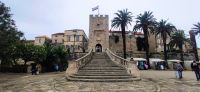 6-19 Korcula, Stadttor mit Freitreppe
