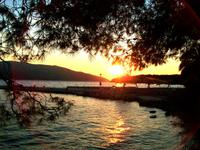 Sonnenuntergang auf der Insel Hvar