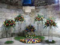 Split, Blumenausstellung im Palast des Diokletian