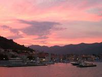 Abendstimmung in Korcula (Blick von unserem Hotel)