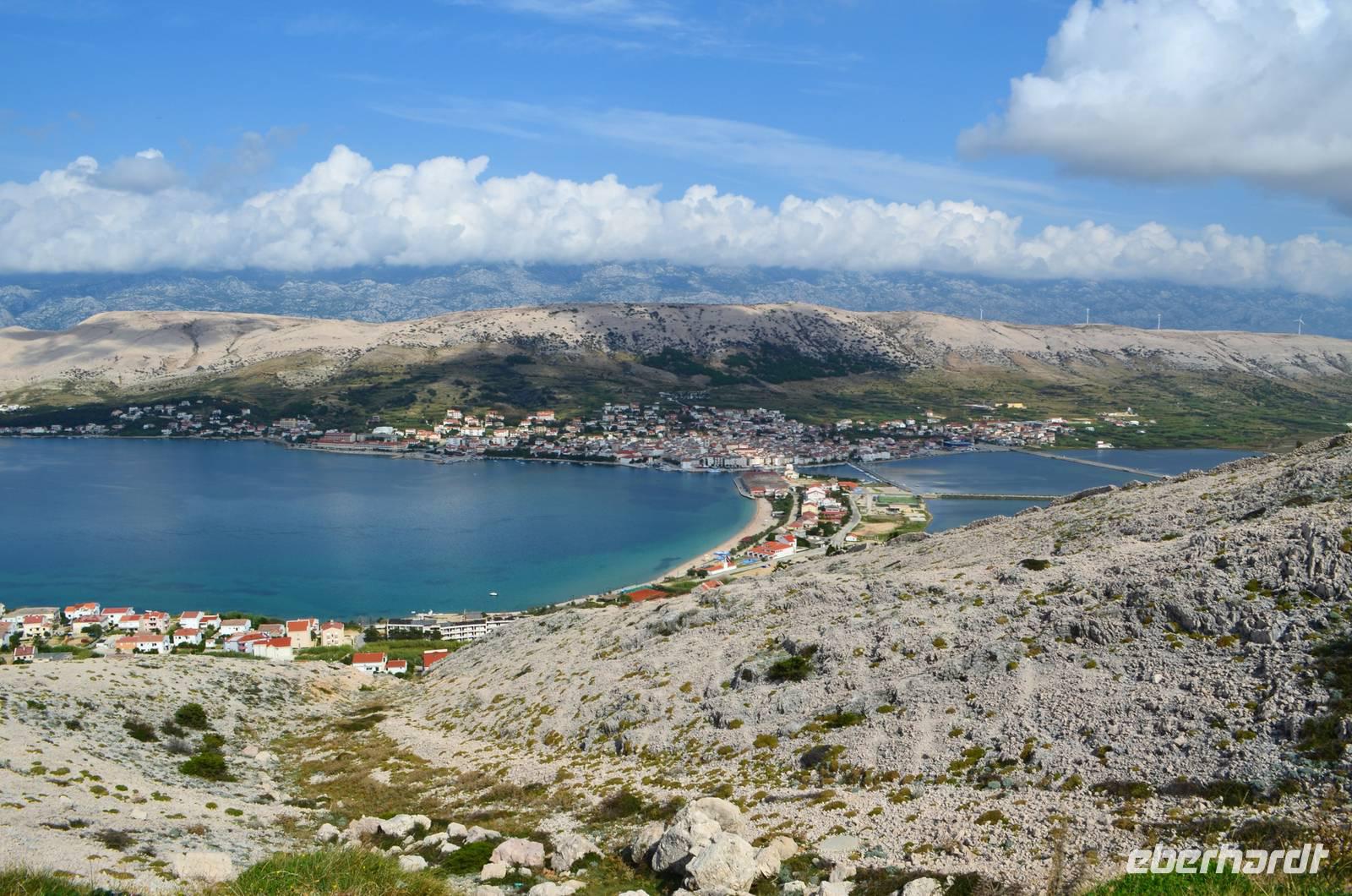 018 Insel Pag, Pag vom  Aussichtspunkt Gradac