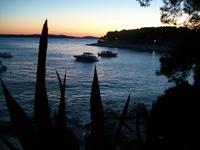 Blick von unserem Hotel in Hvar