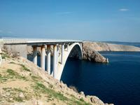 Brücke zur Insel Pag