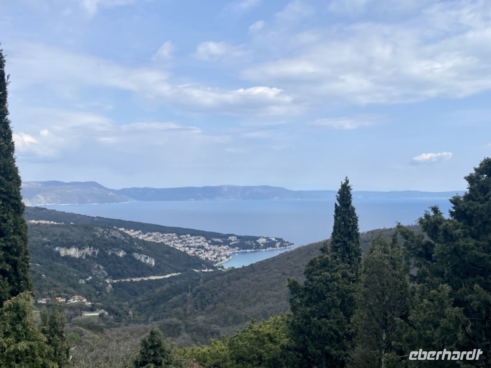 Tag 3 - Blick von Labin auf Rabac