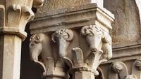 088 Dubrovnik, Kreuzgang im Franziskanerkloster, Detail