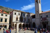 082 Dubrovnik, Sponza Palast und Uhturm
