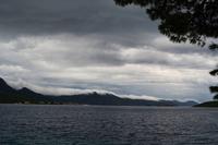 100 Blick von Korcula zur Halbinsel Peljesac