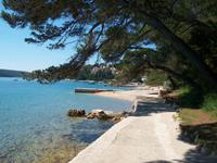 Rab, Promenade und Badestrand 