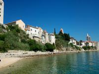 Rab, Blick von der Promenade