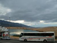 Unser Reisebus an der Fähre 