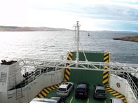 Fähre zur Insel Pag 