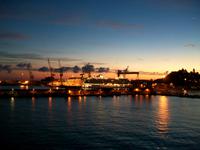 Hafen Ancona am Morgen 