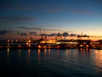 Hafen Ancona am Morgen 