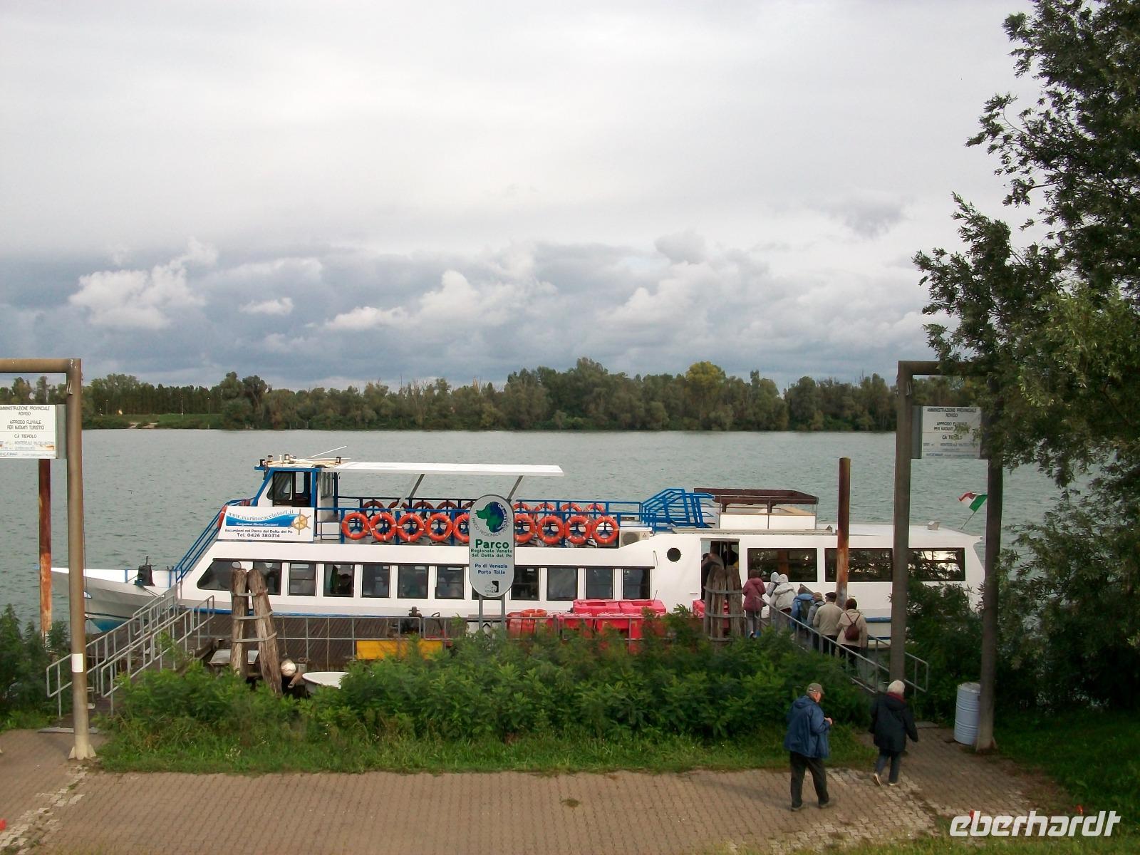 Schifffahrt im Po - Delta 