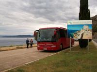 Unser Reisebus an der Makarska Riviera