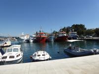 am Hafen von Krk