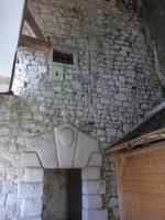 Eingangsbereich der Höhlenburg Predjamski Grad