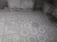 Pula, Fußbodenmosaik einer ehemaligen römischen Villa