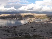 Blick auf die Stadt Pag