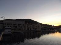 Abendstimmung am Hotel in Tisno