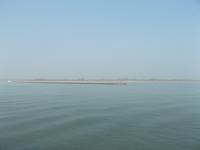 Po-Mündung von der Adria aus