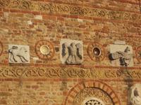 Abtei Pomposa, Fassade, Detail