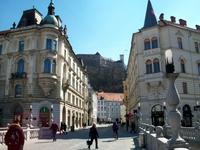 Ljubljana, Blick zur Burg