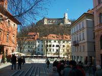 Ljubljana, Blick zur Burg
