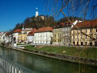 Ljubljana, Fluss Ljubljanica und Burg