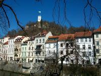 Ljubljana, Blick zur Burg