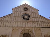 vor der Kathedrale in Zadar