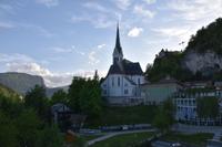 272 Bled, Kirche und Burg am Abend