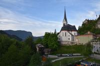 273 Bled, Kirche und Burg am Morgen