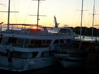 Abendstimmung an Bord 