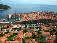 Dubrovnik, vom Berg Srd aus gesehen 