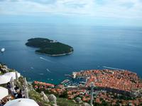 Dubrovnik, vom Berg Srd aus gesehen 