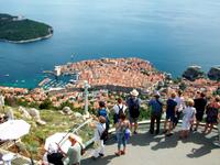 Dubrovnik, vom Berg Srd aus gesehen 