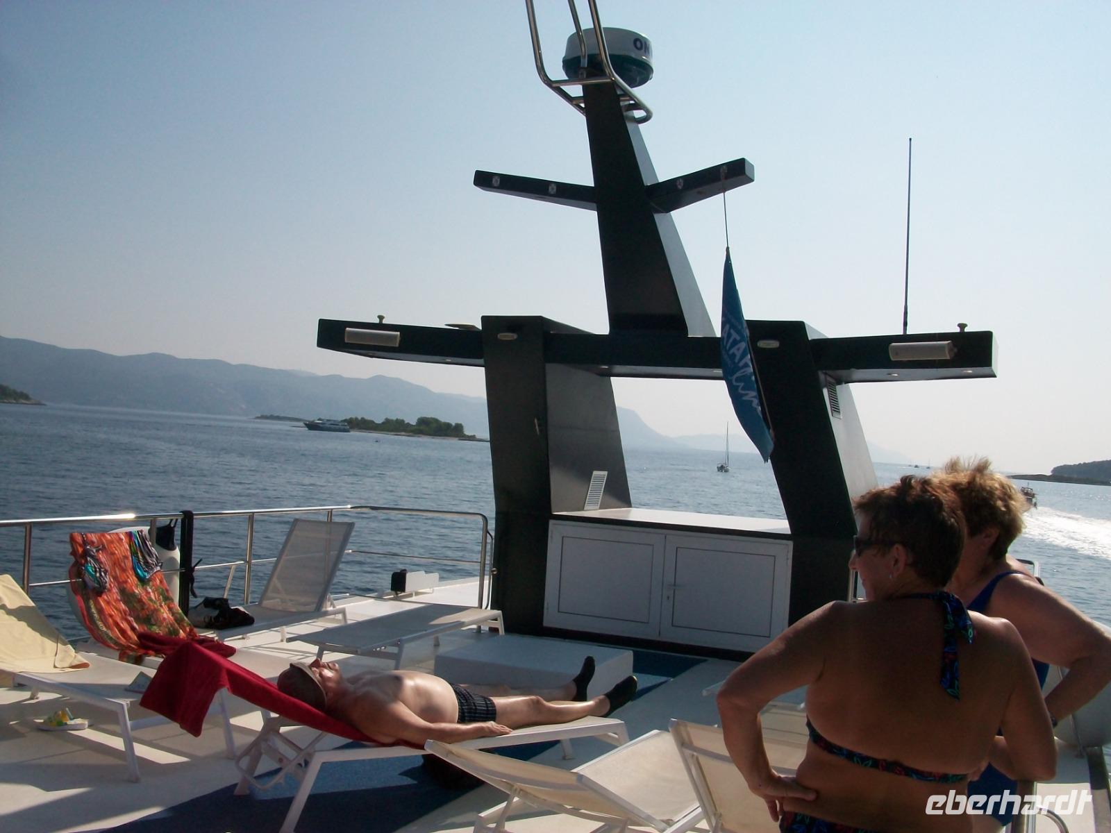 Entspannung an Bord
