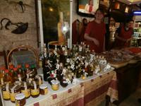 Schinken und Käse in Njegusi als Verkostung