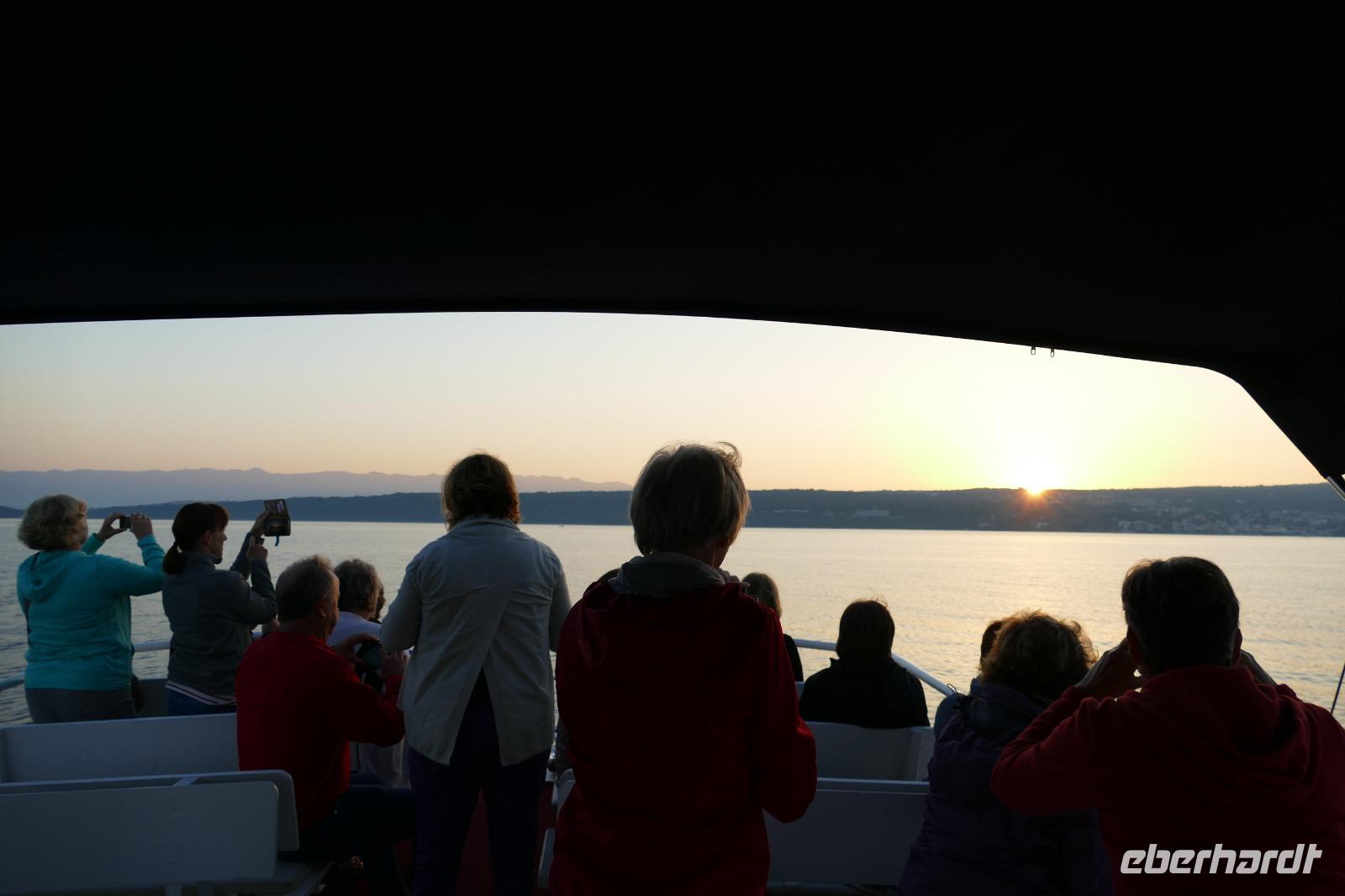 Sonnengruß in der Kvarner Bucht