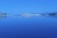 Ehemalige Fähranlegestelle – Blick auf die Brücke von Krk