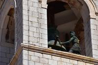 026 Dubrovnik, der Grüne im Uhrturm