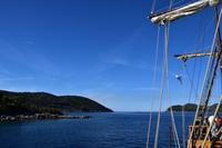 048 Ausflug zu den Elaphiten, links Insel Kolocep