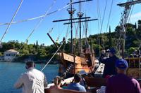 049 Ausflug zu den Elaphiten, Anlegen an der Insel Kolocep